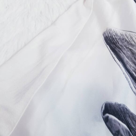 cut25 Yigal Azrouel Lambskin Sleeves Blouse - Picture 6 of 15